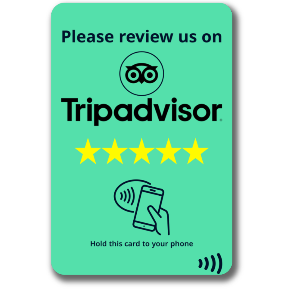 Tarjeta de revisión de TripAdvisor